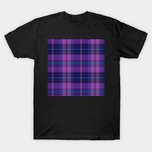 Vaporwave Aesthetic Arable 1 Hand Drawn Textured Plaid Pattern T-Shirt